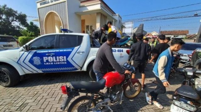 Pelaku Balap liar di amankan,(istimewah)