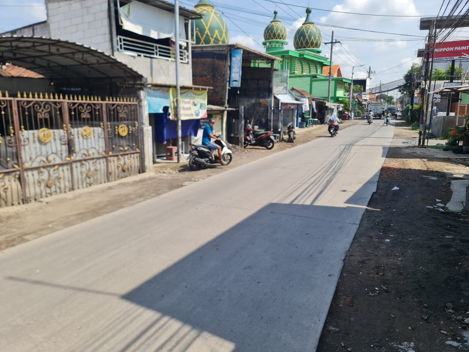 Titik lokasi akan di bangunan drainase, (istimewah)