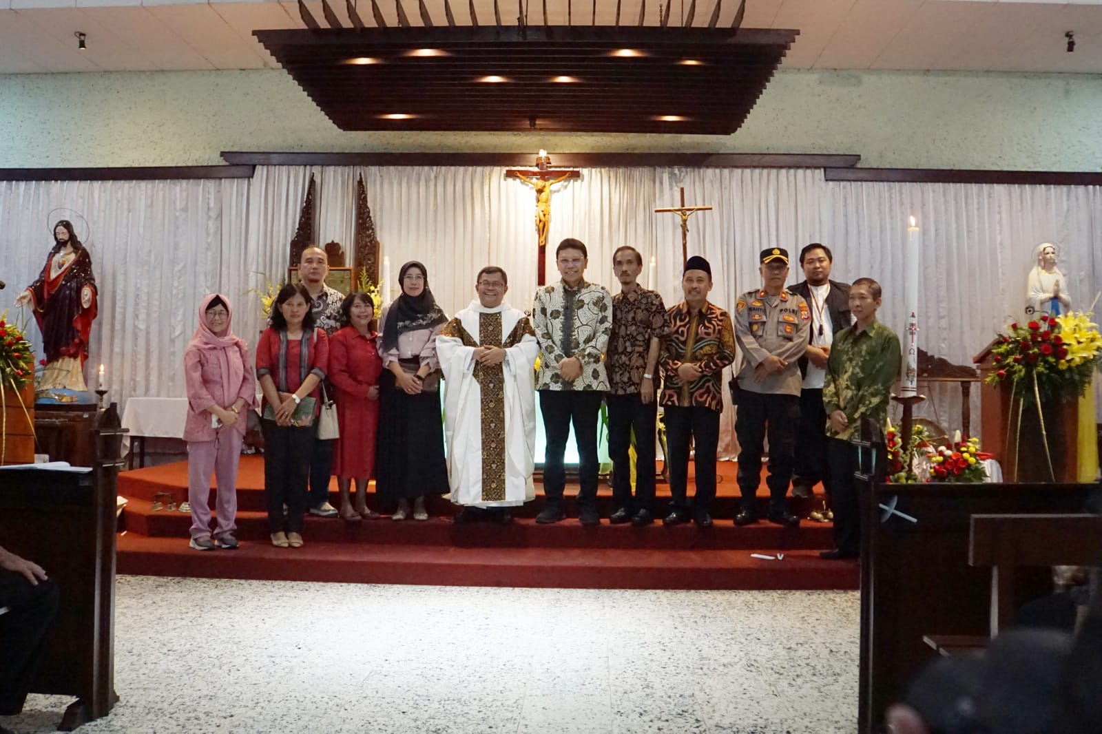 Misa di Gereja Katolik Santo Albertus Agung Jetis.(Istimewa)